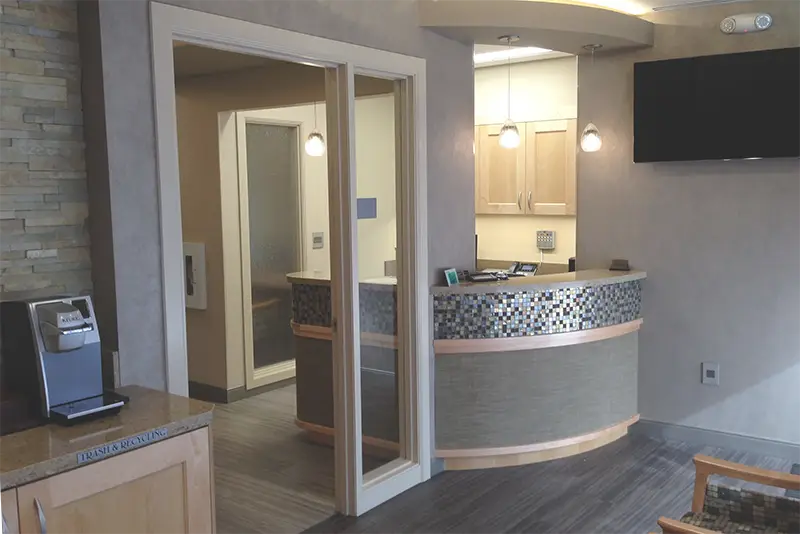 New York Dental office reception area